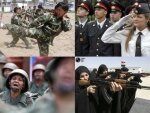 Фотографии женщин-военнослужащих разных стран мира