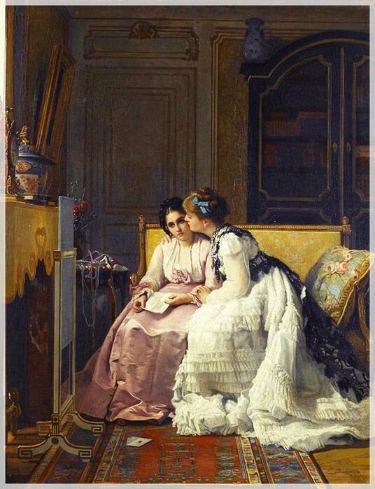 Женская дружба в живописи6 (536x700, 80Kb)